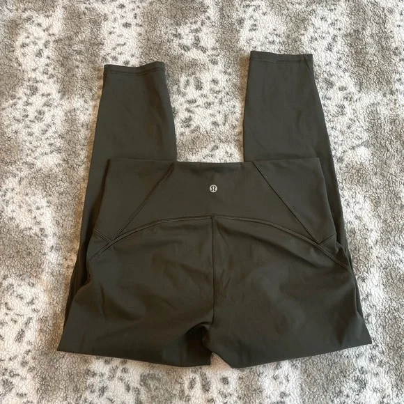 Lululemon Train Times 7/8 Pant *25" Dark Olive - Picture 2 of 3